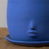 Rami Kim Studio Home Planters Face Pot Set in Intense Blue Intense Blue