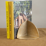 S/N Home Objects Brass Bookend Brass / 4.75" W X 4.75" D X 4.75" H