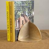 S/N Home Objects Brass Bookend Brass / 4.75" W X 4.75" D X 4.75" H