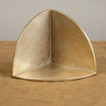 S/N Home Objects Brass Bookend Brass / 4.75" W X 4.75" D X 4.75" H