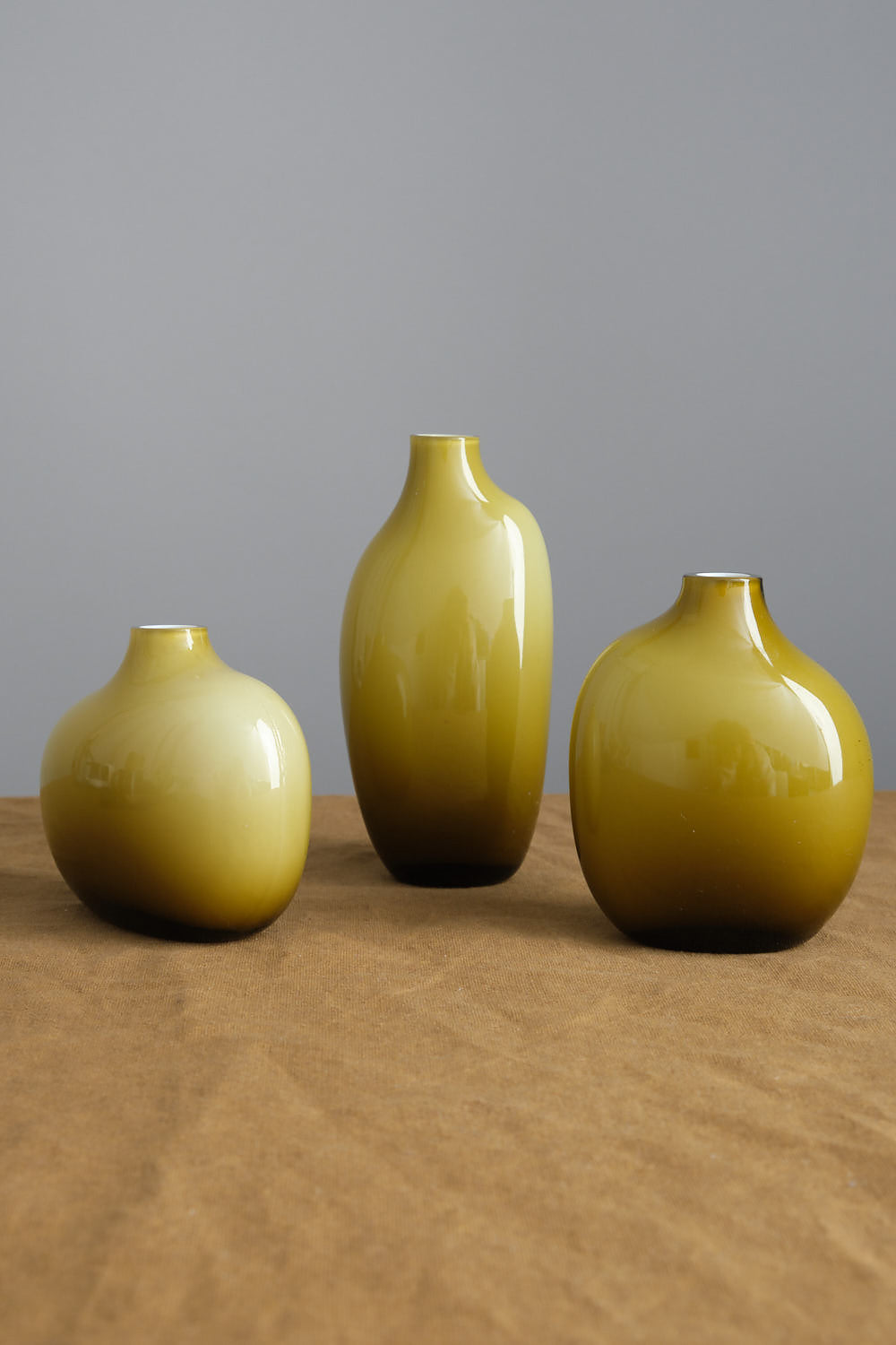 Various Sacco Vase Glass  in green