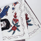 SAVED New York Home Throws Shahmaran Throw White Multi / 51" X 71"