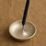 S/N Home Incense Brass Incense Holder Brass / 3.75" D X 1" H