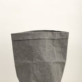 Uashmama Home Baskets Large Plus Paper Bag Dark Grey / 14.5" L 13" W X 12.5" H