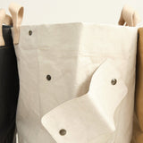 Uashmama Home Baskets Laundry Bag in Black Black / 12" L X 10" W X 23" H