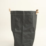 Uashmama Home Baskets Laundry Bag in Black Black / 12" L X 10" W X 23" H