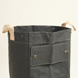 Uashmama Home Baskets Laundry Bag in Black Black / 12" L X 10" W X 23" H