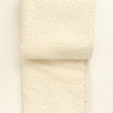 Uniq'uity Home Throws Kurlisuri Throw Blanket in Cream Cream / 59" L X 66" W