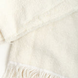 Uniq'uity Home Throws Winters Throw in White White / 70" L X 55" W