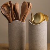 Virginia Sin Home Kitchen Containers Swell Utensil Holder Salt / 7.5" H X 4.5" Dia