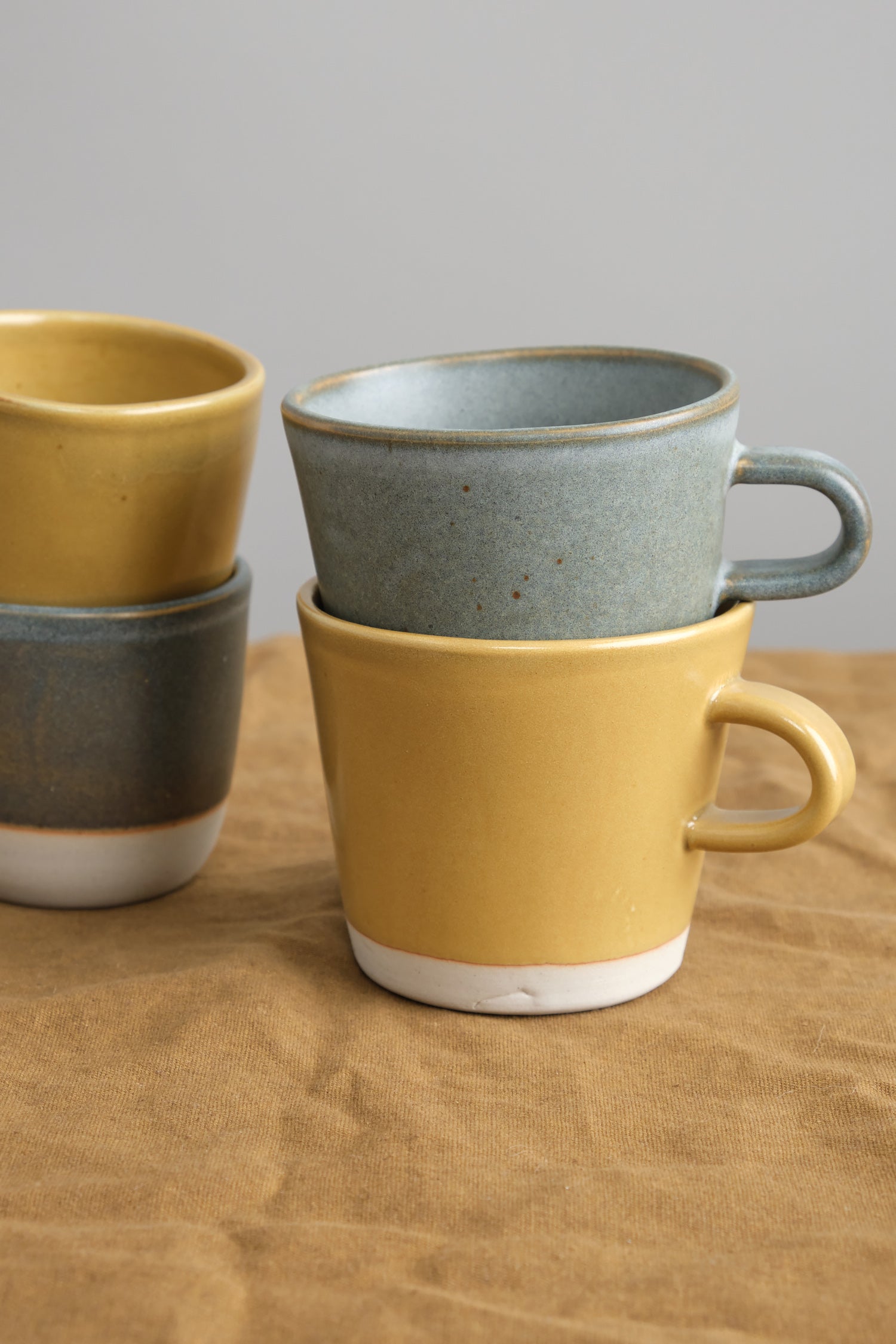 Stacked mugs