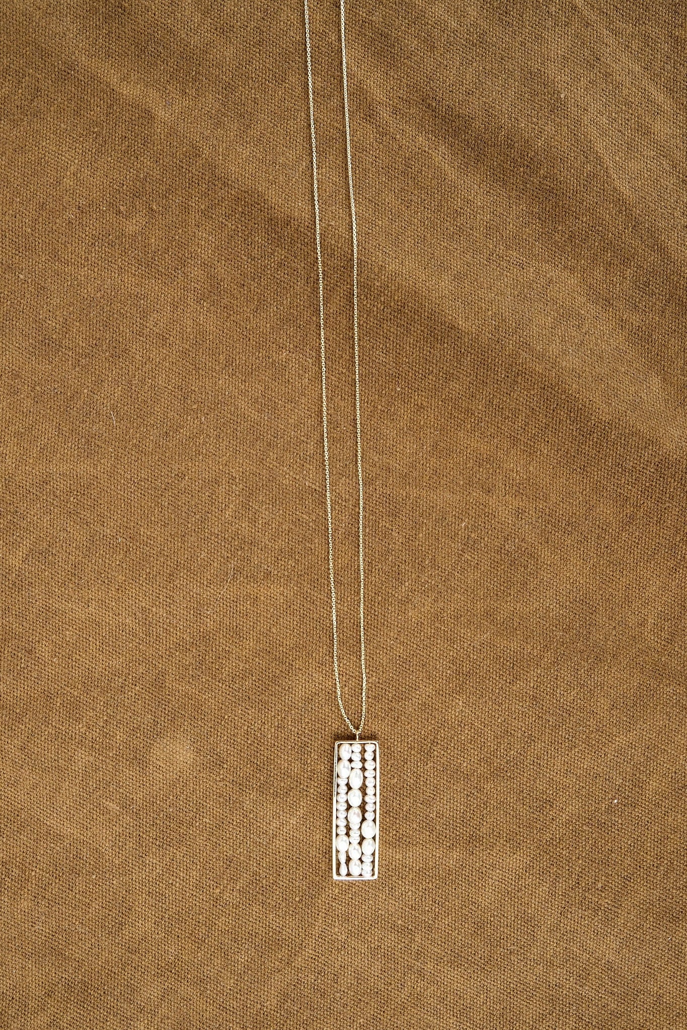 WWAKE Jewelry Necklaces Long Metaphor Necklace 14K Yellow Gold / 18" Chain
