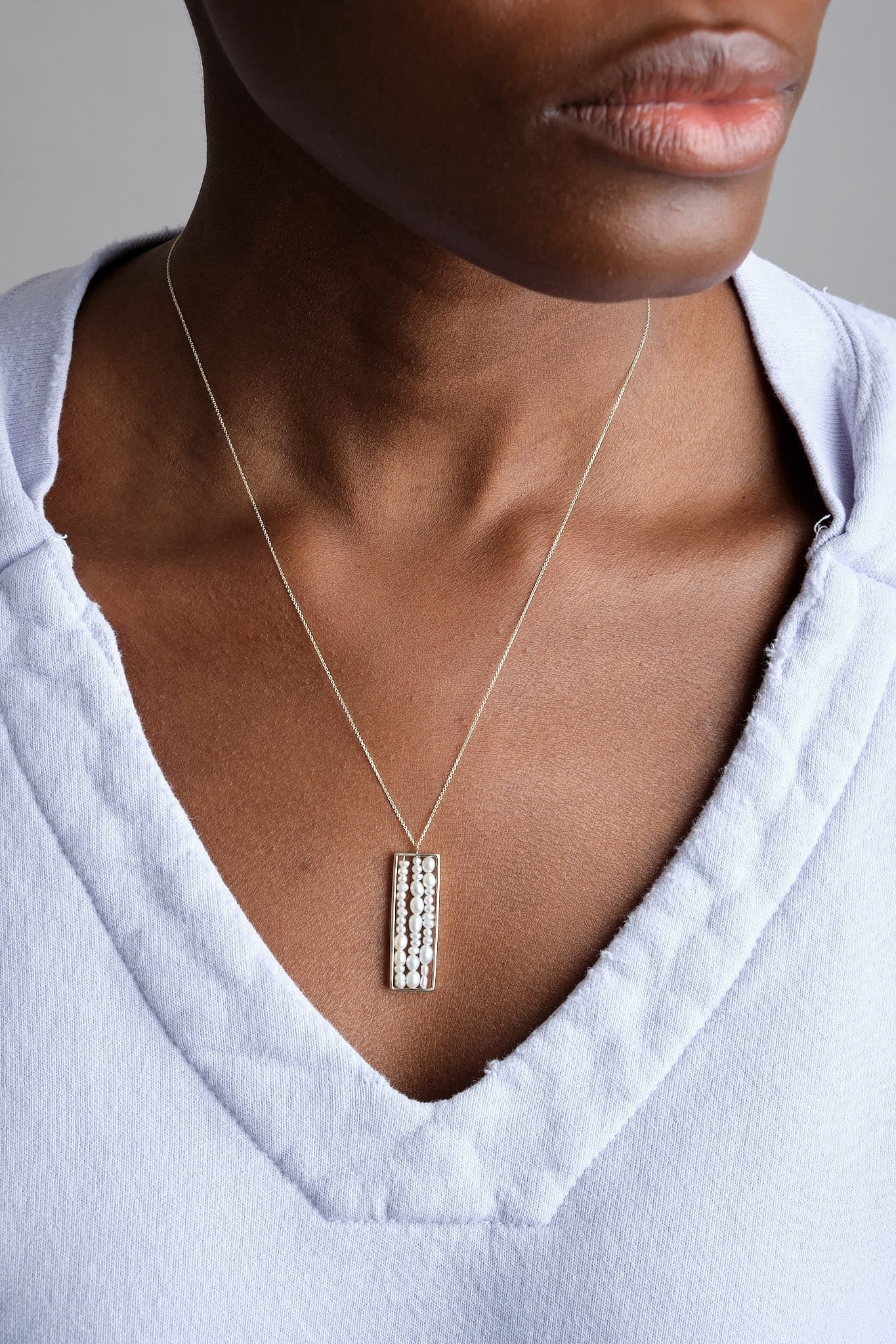 WWAKE Jewelry Necklaces Long Metaphor Necklace 14K Yellow Gold / 18" Chain