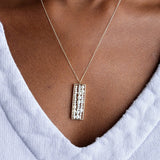 WWAKE Jewelry Necklaces Long Metaphor Necklace 14K Yellow Gold / 18" Chain