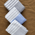 assorted square towels