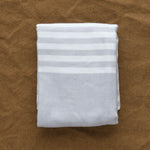 Square Towel in Light Grey